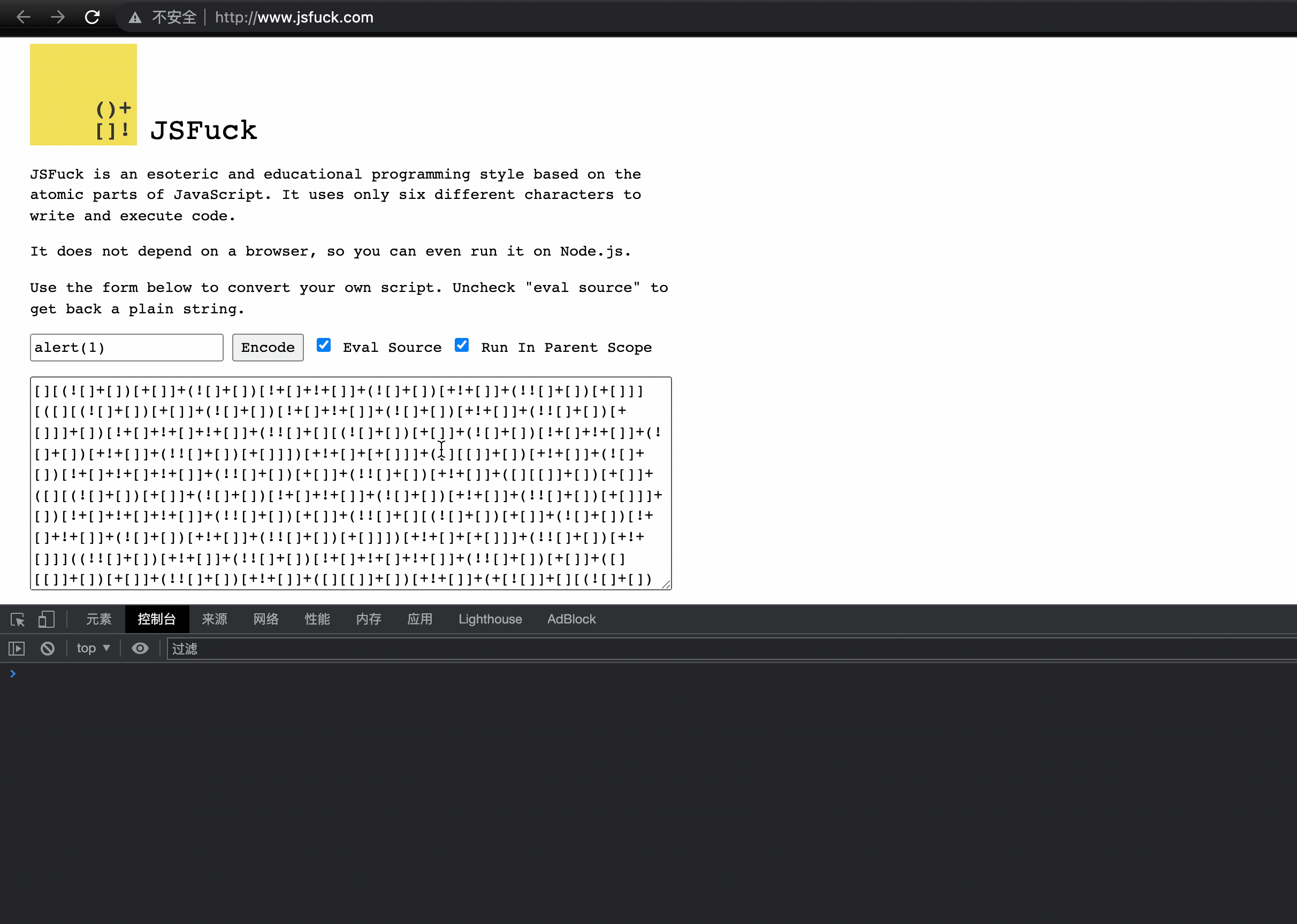 jsfuck