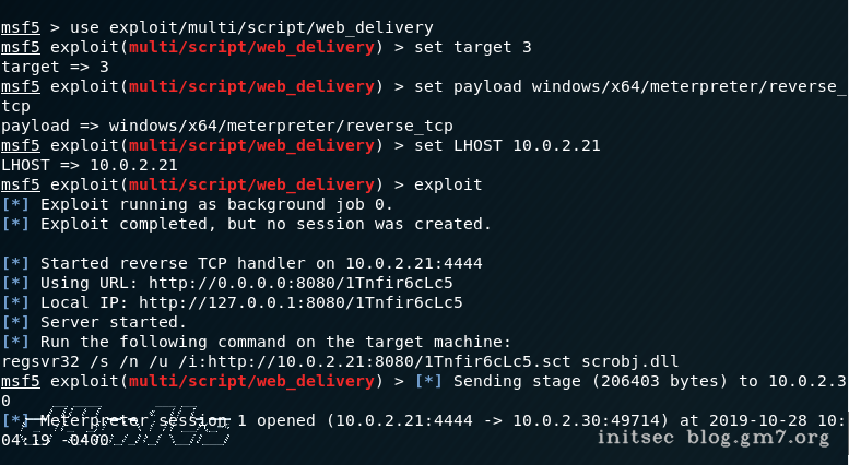 BITS Jobs – Regsvr32