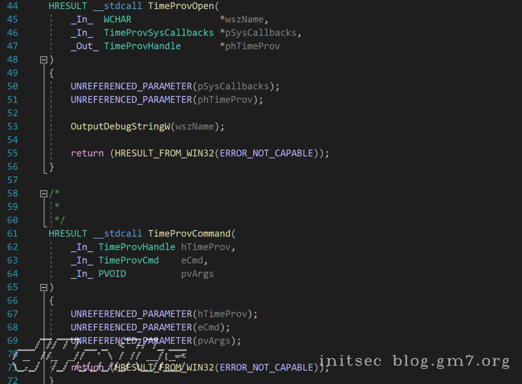 时间提供者–回调功能